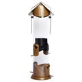 Natures Way Easy Clean Wild Bird and Finch 3 qt Metal/Plastic Tube Bird Feeder 4 ports WMRS-18